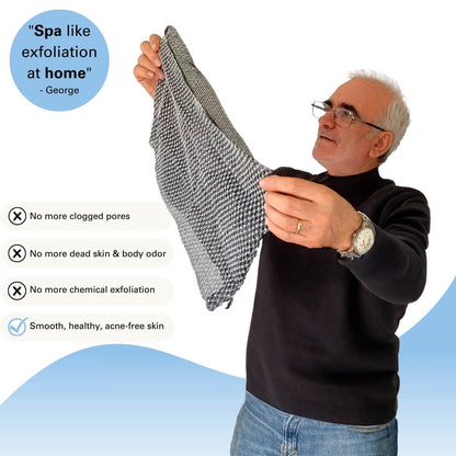 Viva Exfoliating Antibacterial Shower Towel