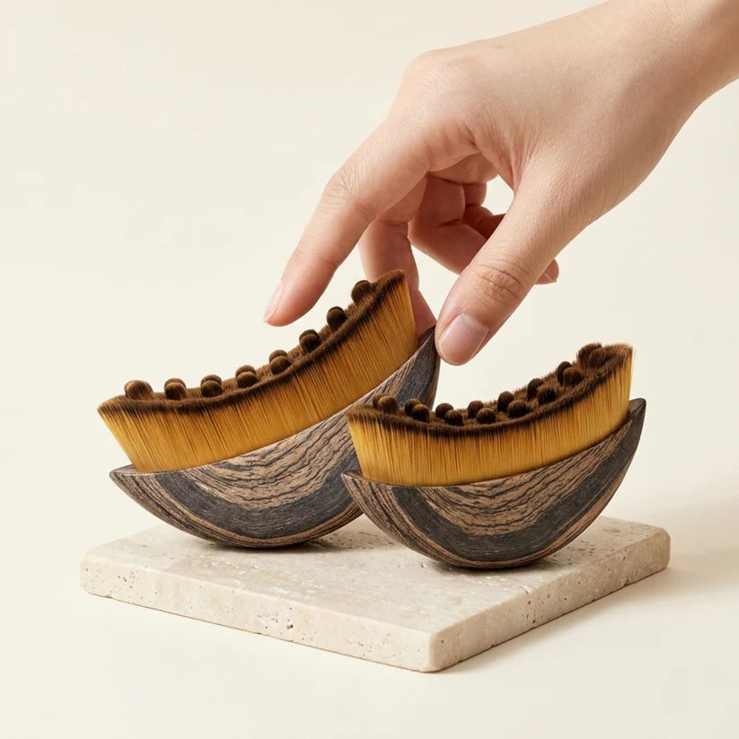 Dry Facial Brush for Lymphatic Drainage