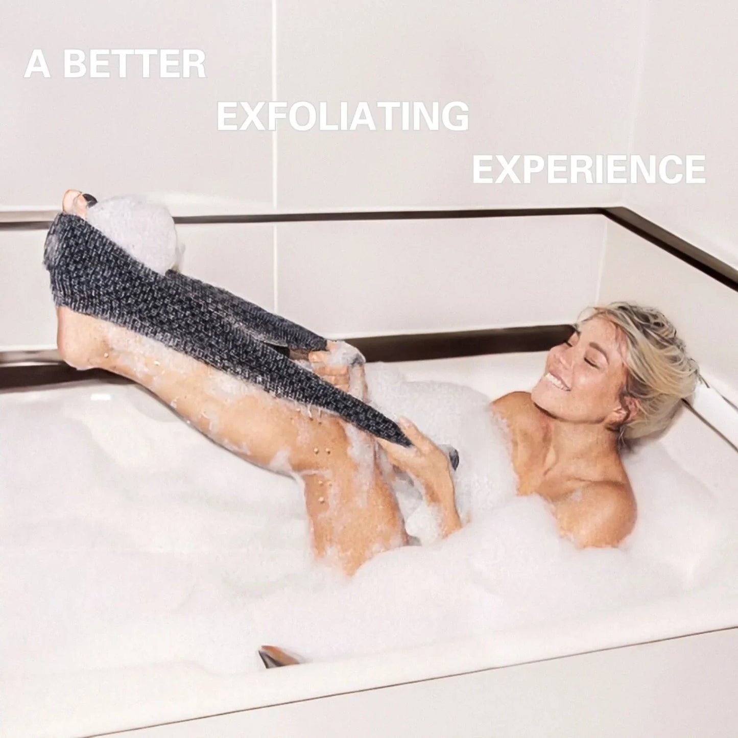 Viva Exfoliating Antibacterial Shower Towel